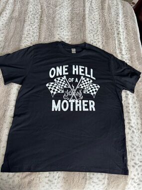 One Hell of a Mother Black Graphic Tee - 2X
